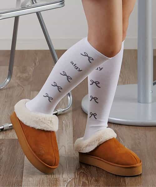 りぼんロゴガーリーハイソックス