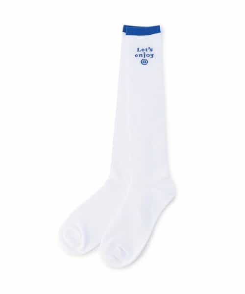 レタリングハイソックス