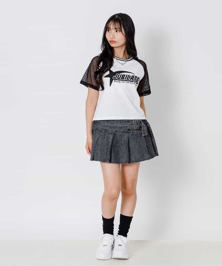 ハートalgyロゴルーズソックス_825163