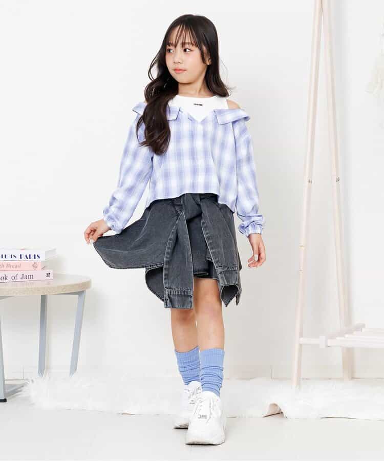 ハートalgyロゴルーズソックス_825190