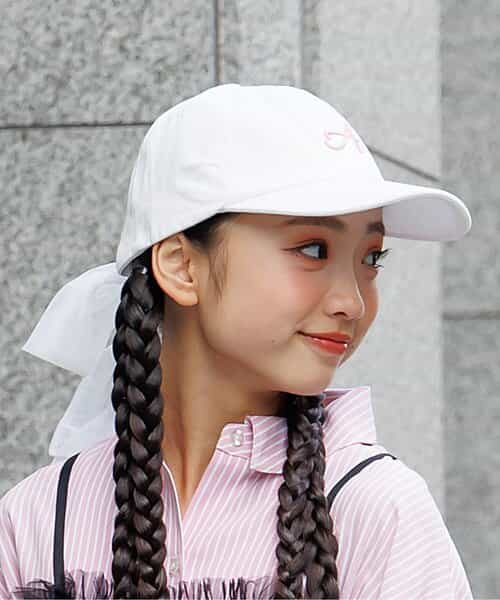 ★SALE★2WAYチュールりぼんキャップ