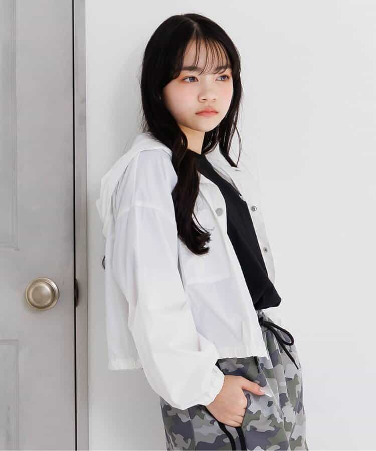 【UV/接触冷感/撥水】シアーパーカー