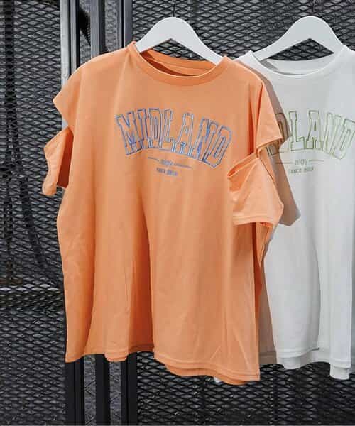 ★SALE★【接触冷感】MIDLAND肩あきBIGT