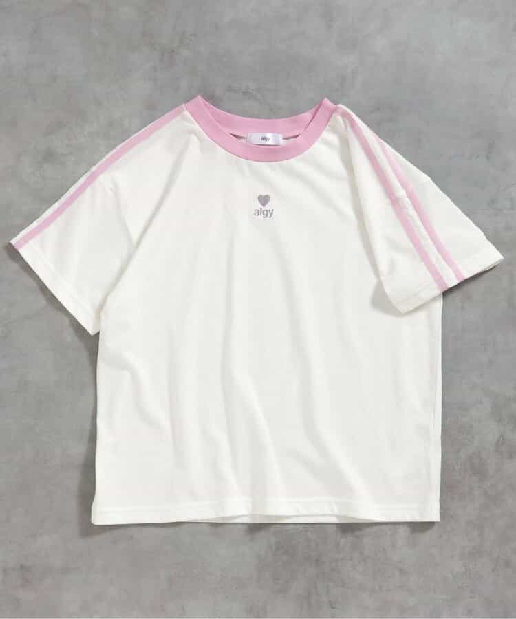 【人気No.1アイテム/再入荷】algyロゴリンガーTシャツ_906440
