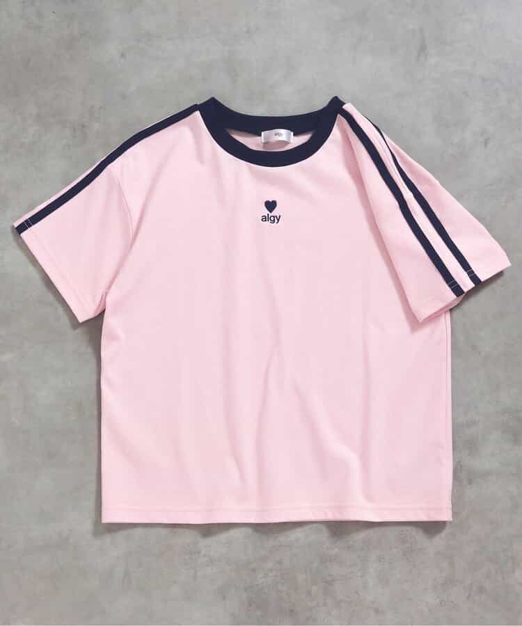 【人気No.1アイテム/再入荷】algyロゴリンガーTシャツ_906441