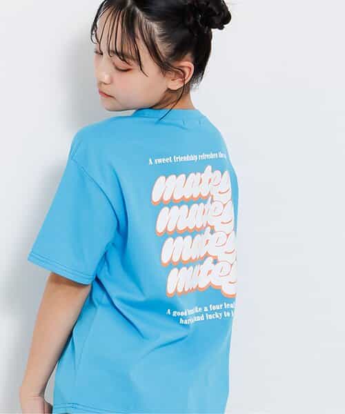 バックプリントカラフルロゴT