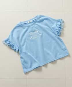 フリル袖りぼんT