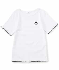 ★タイムセール★【puchily プチプラライン】フリルリブTシャツ