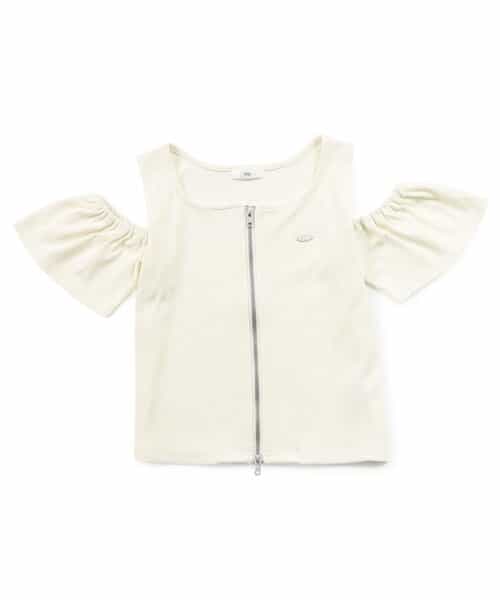 ★SALE★リブ肩あきトップス