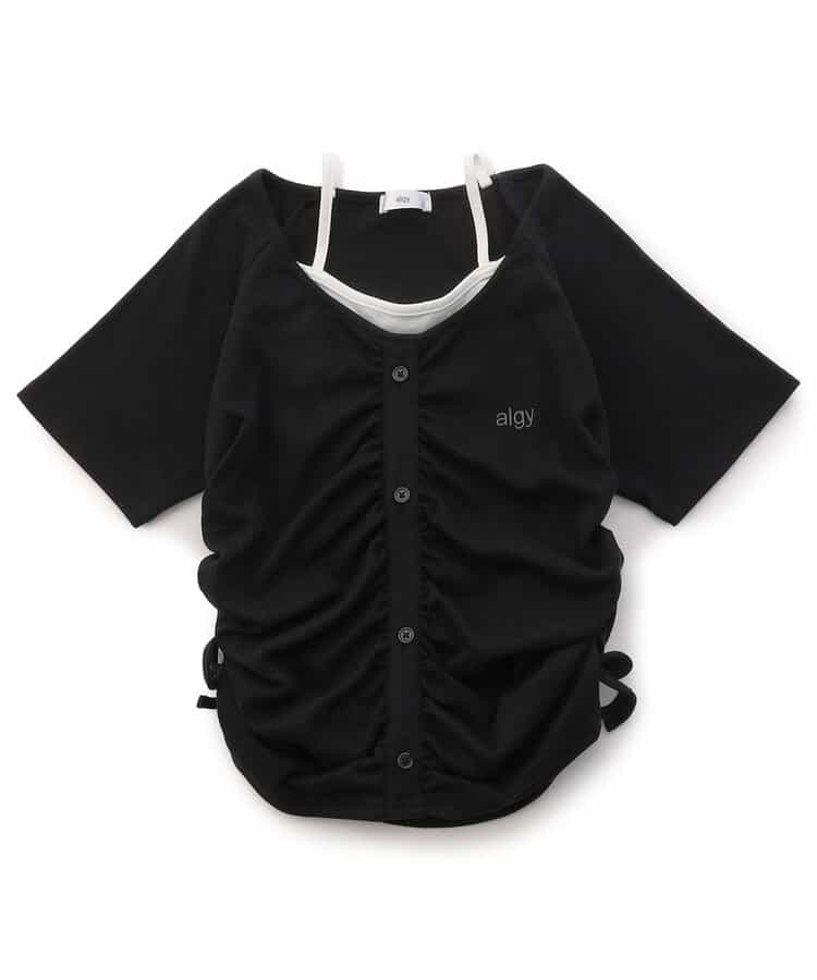 レイヤード風リブT