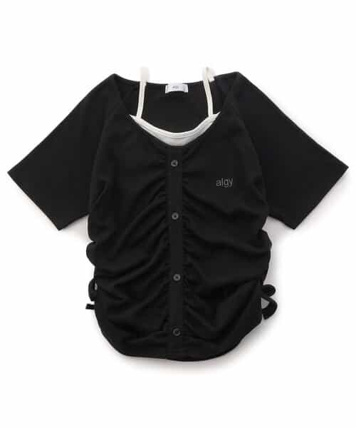 レイヤード風リブT