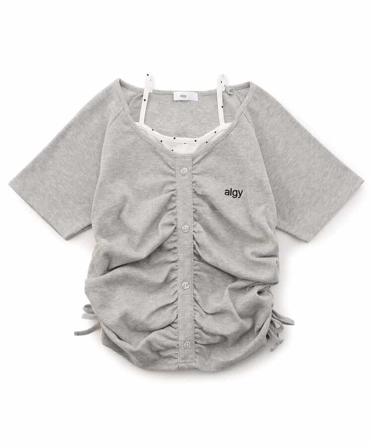 レイヤード風リブT