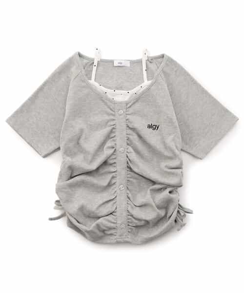 レイヤード風リブT