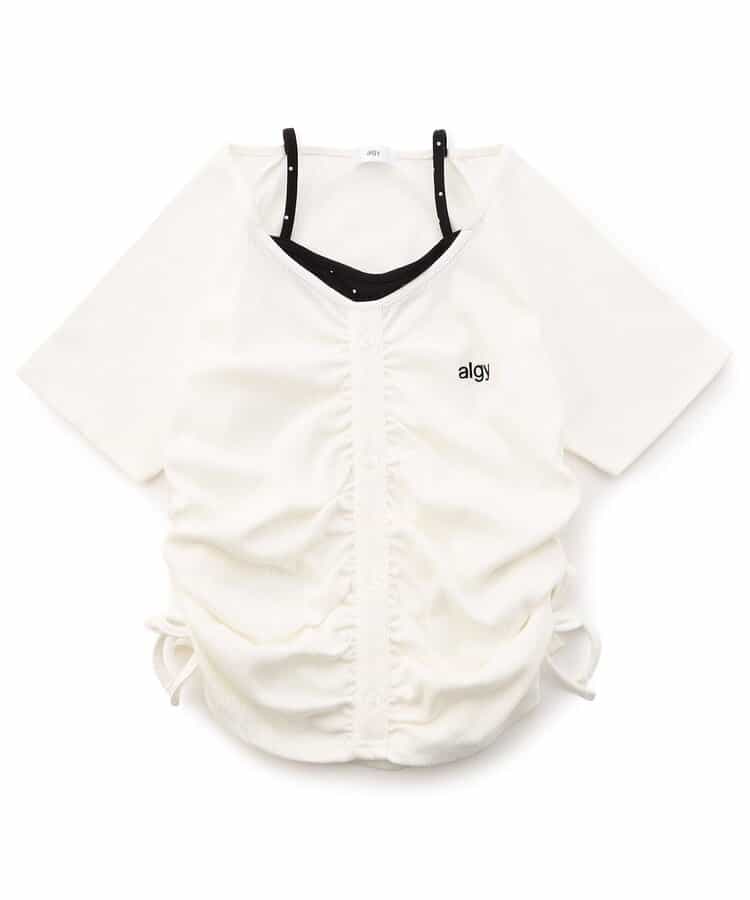 レイヤード風リブT