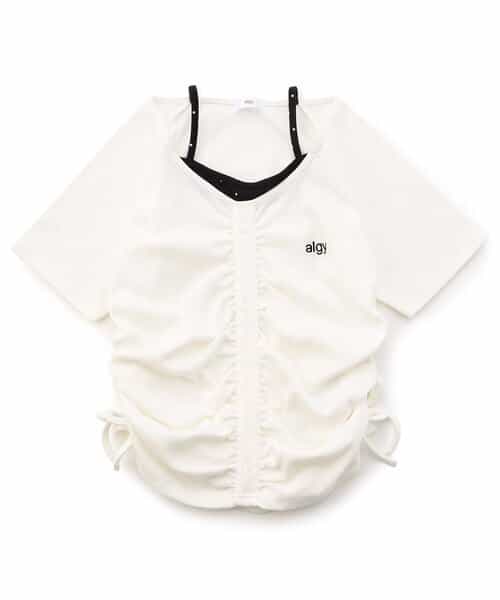 レイヤード風リブT