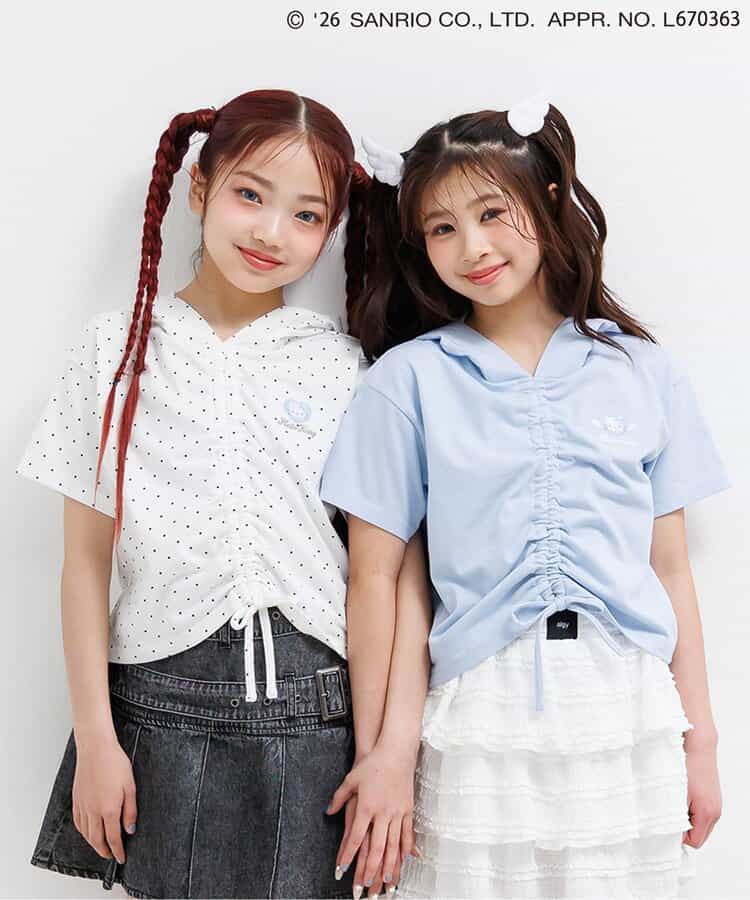 【ハローキティ】エンジェルミミ付きフーディ