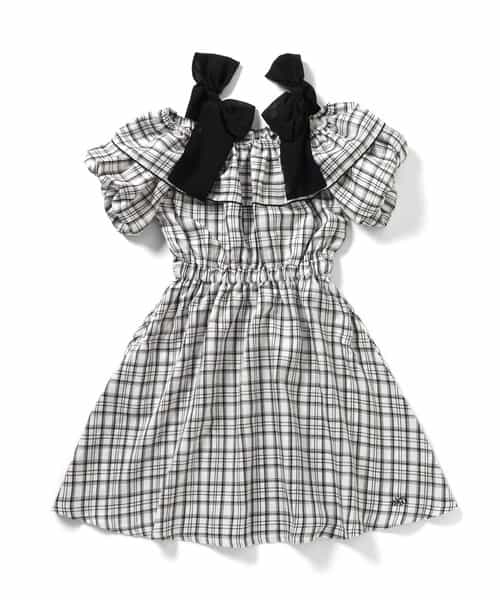 ★SALE★オフショルりぼんワンピ