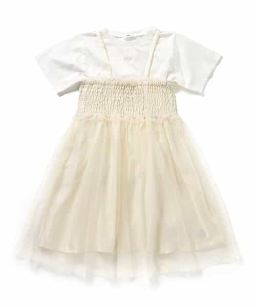 ★SALE★シャーリングミニワンピ＆Tセット