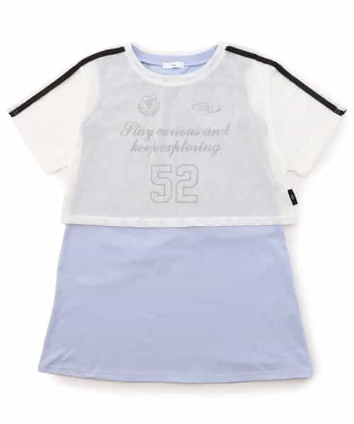 メッシュT＆ミニワンピ