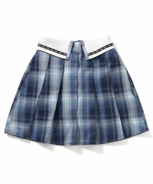 ★SALE★折返し風プリーツスカパン