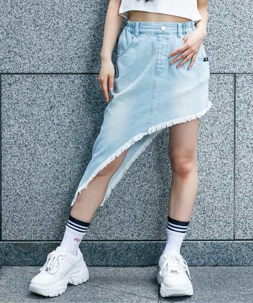 ★SALE★アシメデニムスカート