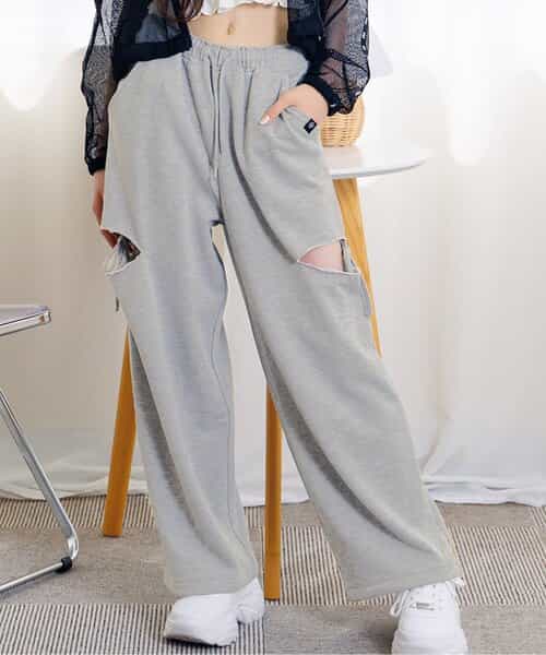 ★SALE★グランジスウェットリボンパンツ