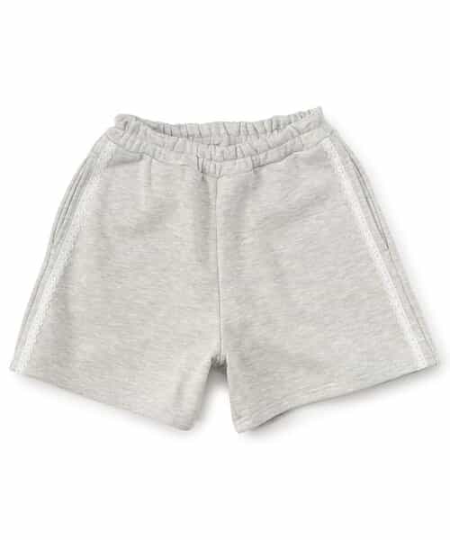 【puchily プチプラライン】サイドレースラインショーパン