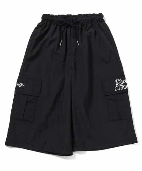 ★SALE★接触冷感カーゴワイドハーフパンツ