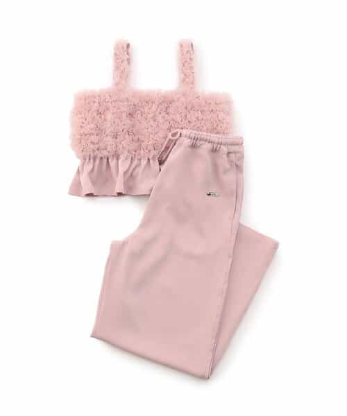 ☆4/28(火)お昼12:59まで3点10％OFF☆フリルビスチェセットアップ