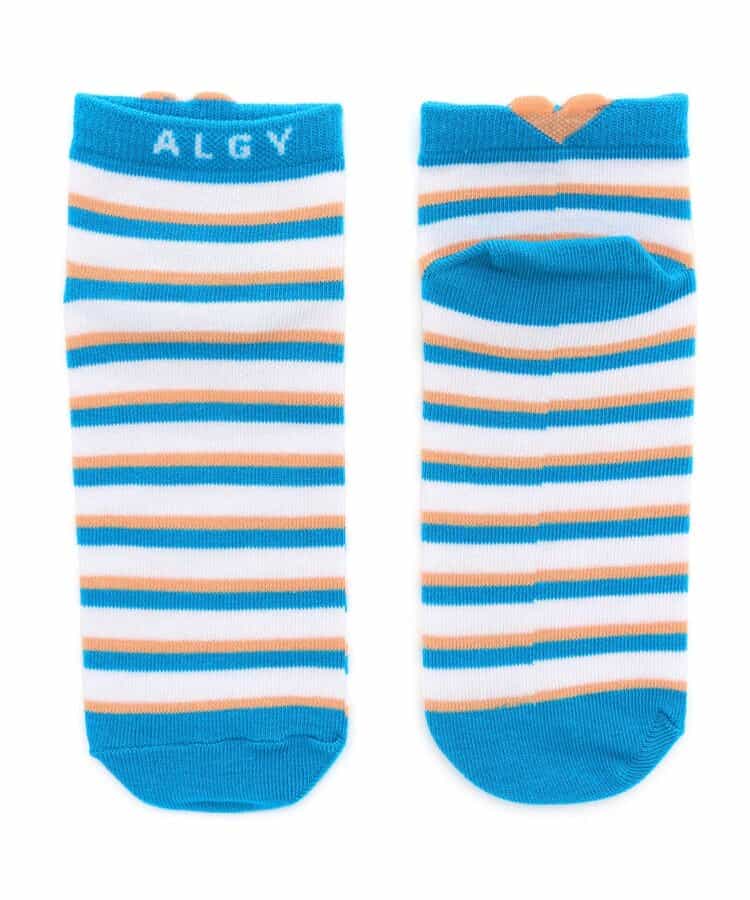 抗菌防臭マルチボーダーショートソックス