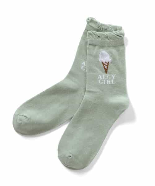 アイスモチーフシースルークルーソックス