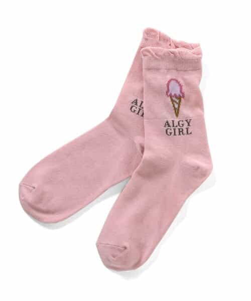 アイスモチーフシースルークルーソックス