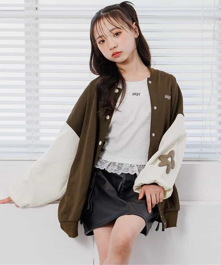 フラワーアップリケスタジャン