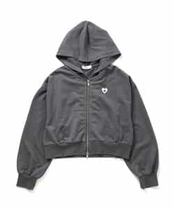 ダブルジップグランジパーカー