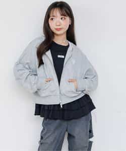 ダブルジップスタッズパーカー_928162