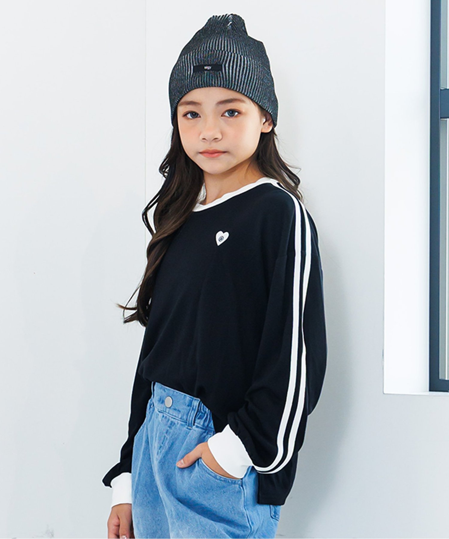 ★アルジー Tシャツ 140 algy Tシャツ 長袖 キッズ 130 140 150 160 ジュニア 女の子 春