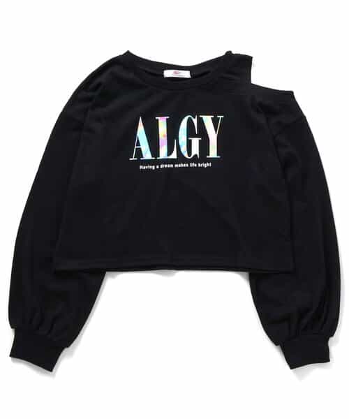 ALGY　アルジー　フォーマル　5点セット　金ボタン　刺繍　140 ☆SALE☆キラキラプリント肩あきタンタケロンT（G406914）|algy