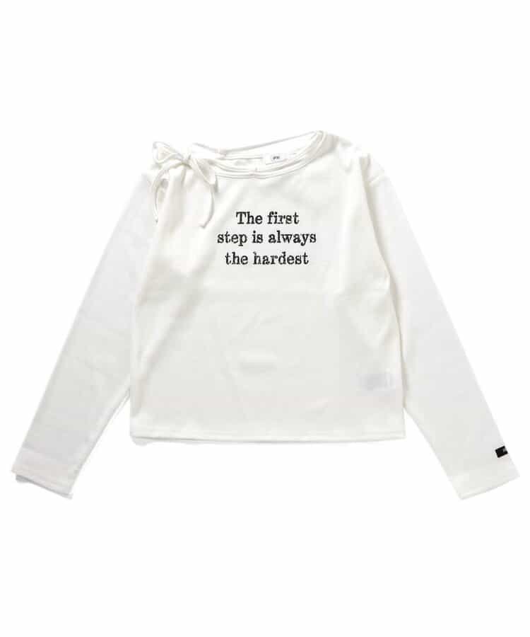 ネックりぼんリブロンT