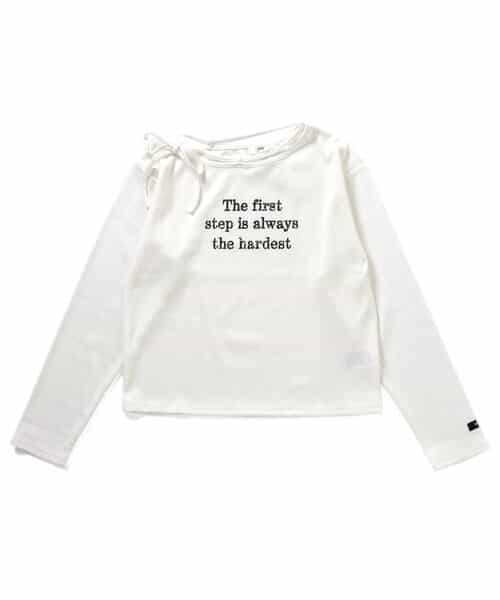 ネックりぼんリブロンT