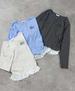 裾レースレイヤードロンT_986538