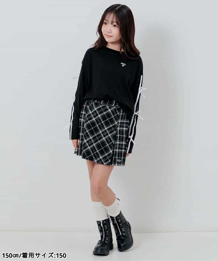ラインりぼんスリーブロンT_986545