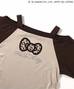 【ハローキティ】ギャルオフショル風Tシャツ_853044
