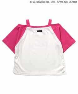 【ハローキティ】ギャルオフショル風Tシャツ_853052