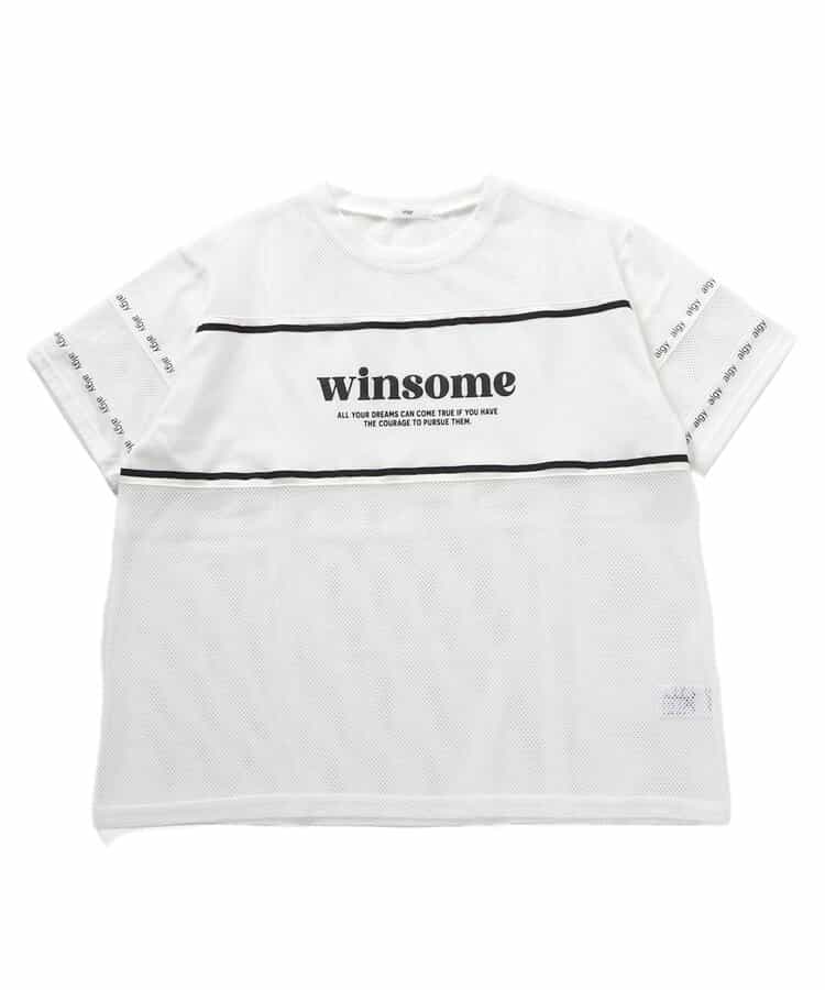 ★SALE★メッシュ切替トップス