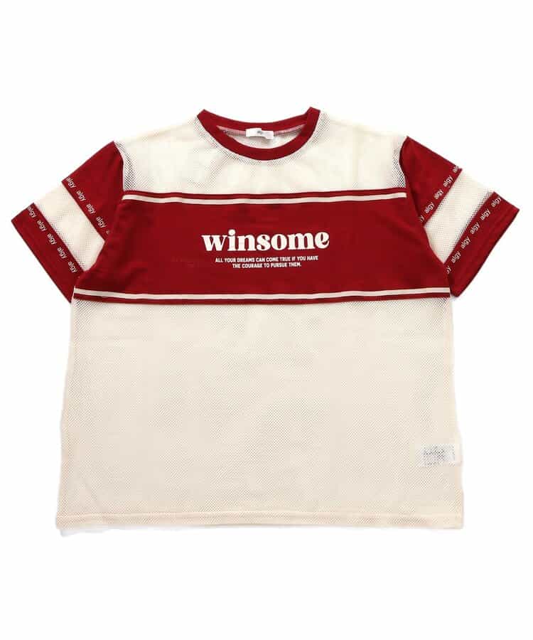 ★SALE★メッシュ切替トップス