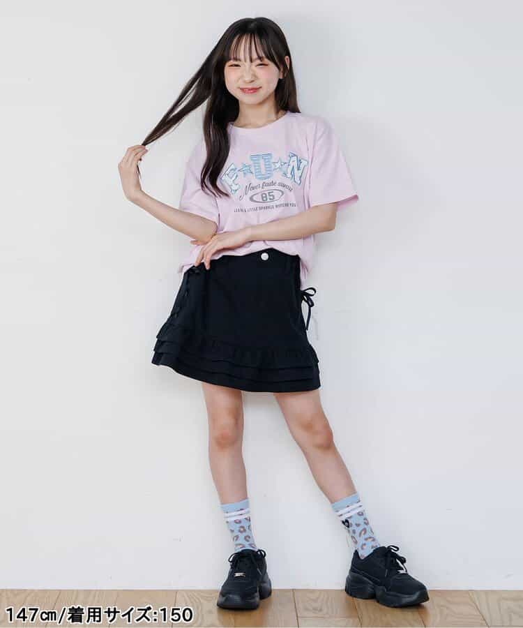★送料無料★柄ロゴアップリケTシャツ_906484