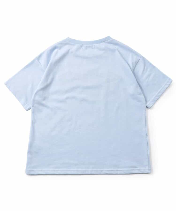★送料無料★柄ロゴアップリケTシャツ_906487