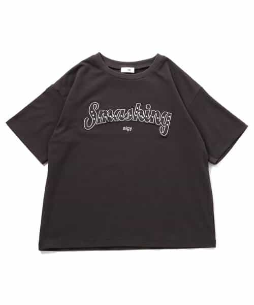 スタッズロゴアップリケT