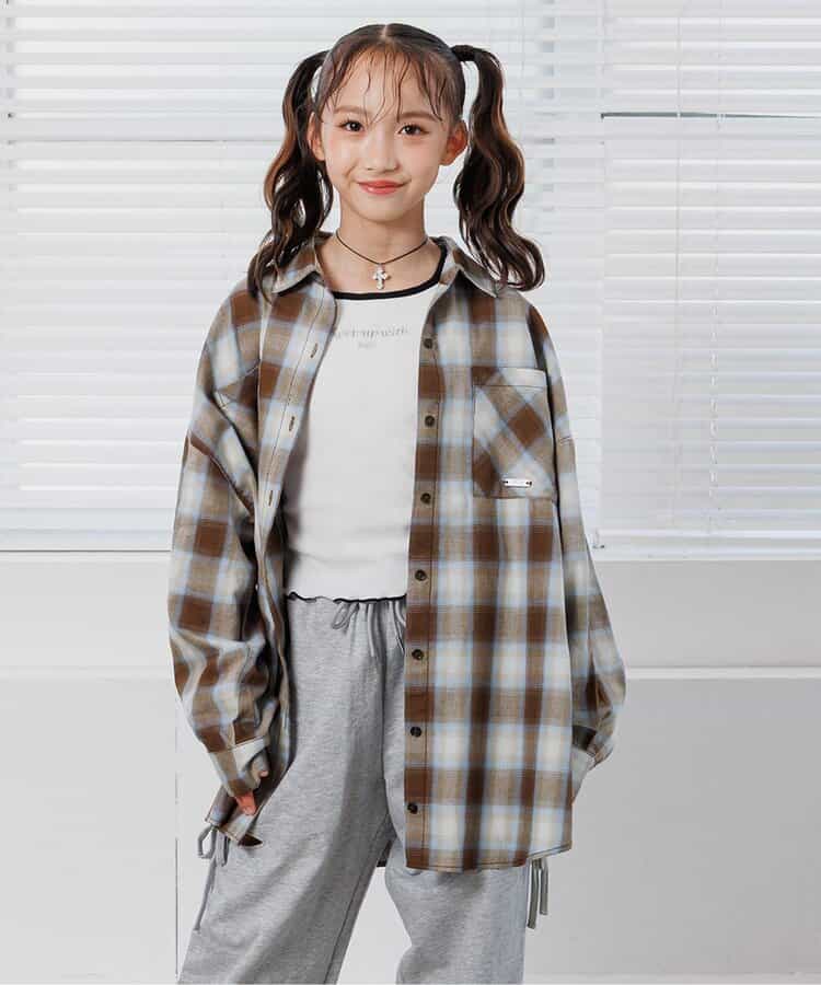 メニWAYチェックシャツ