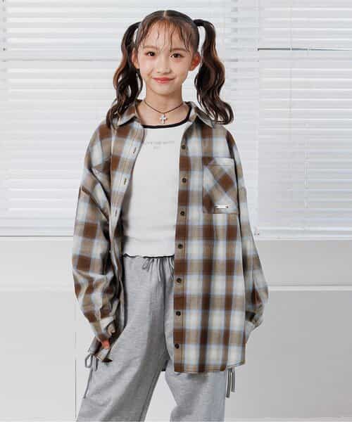 メニWAYチェックシャツ